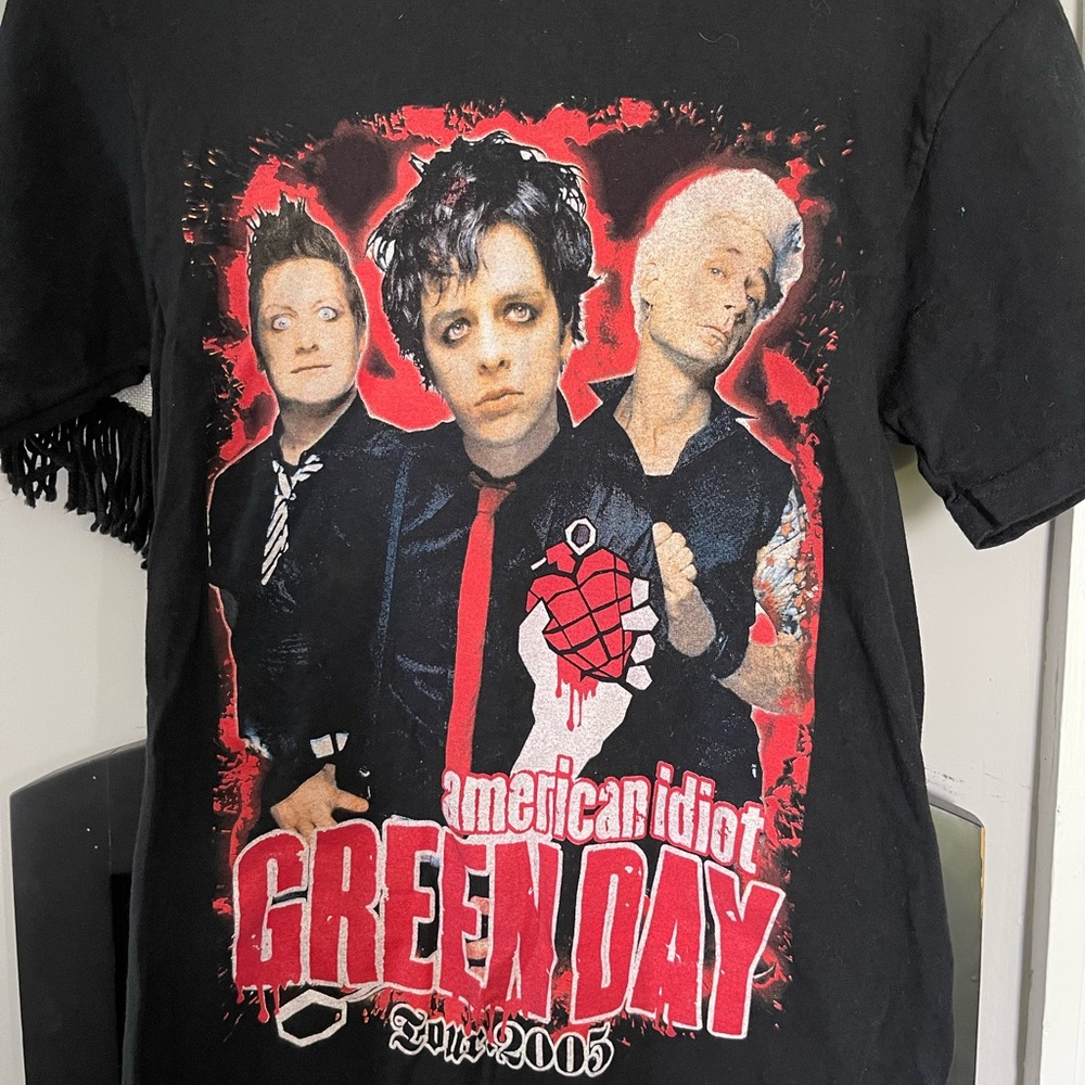 2005 American Idiot Green Day Tour T Shirt When We Were Young Yellowcard